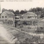 1900 Le moulin à eau à Chappes près de la forêt d'Orient en Champagne Ardenne