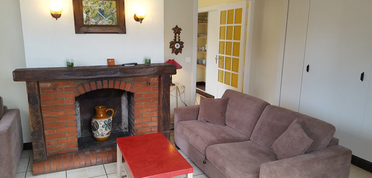 Gîte groupe du moulin à eau près de Paris, gîte cottage, salon