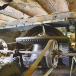 Visite du moulin pour le gîte de charme, une turbine hydraulique Francis