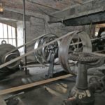 Visite du moulin pour le gîte de charme, une turbine hydraulique Francis