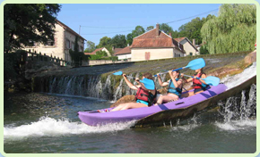 Kayak à Chappes près de Paris en France