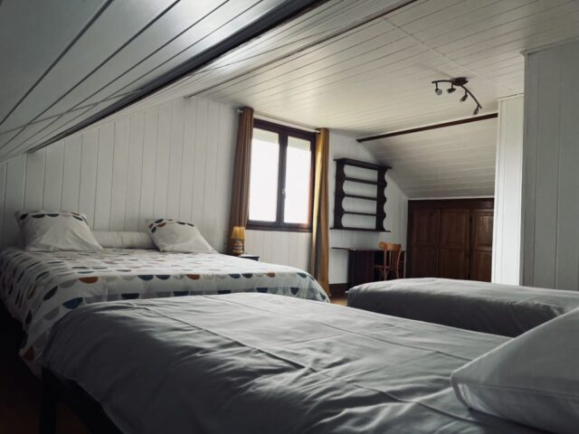 Grande chambre de l'annexe du moulin