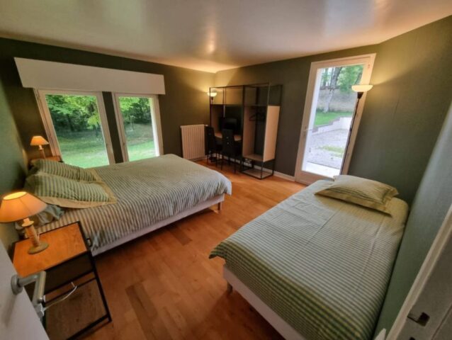 Gîte de groupe proche Paris, chambre 2 Villa du moulin