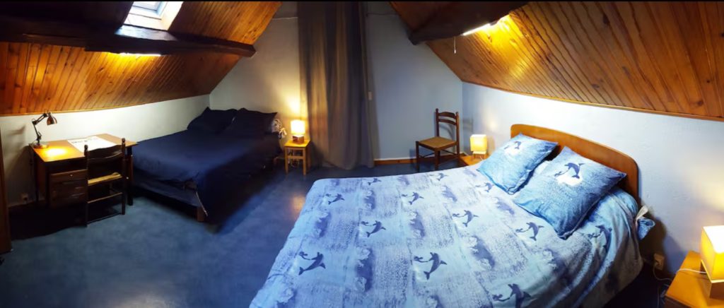 Gîte du moulin Chambre 6 du Moulin de Chappes, vue sur la Seine